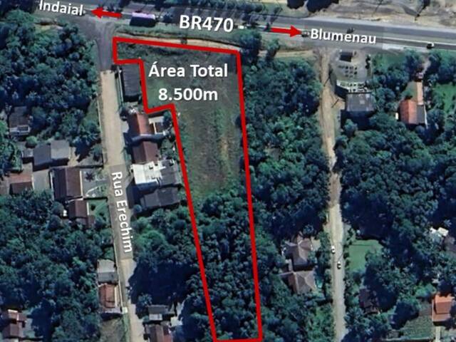 #1329 - Terreno para Venda em Indaial - SC