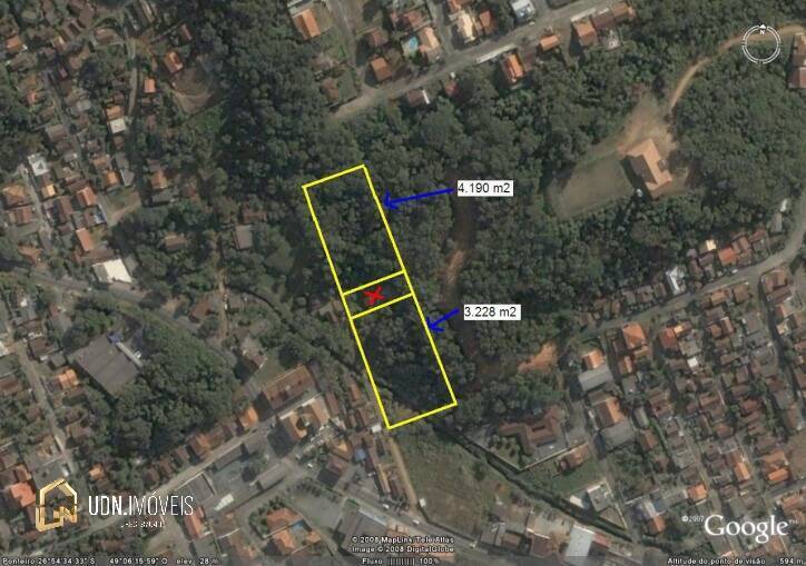 Terreno ideal para construção de prédio residencial em Água Verde Blumenau